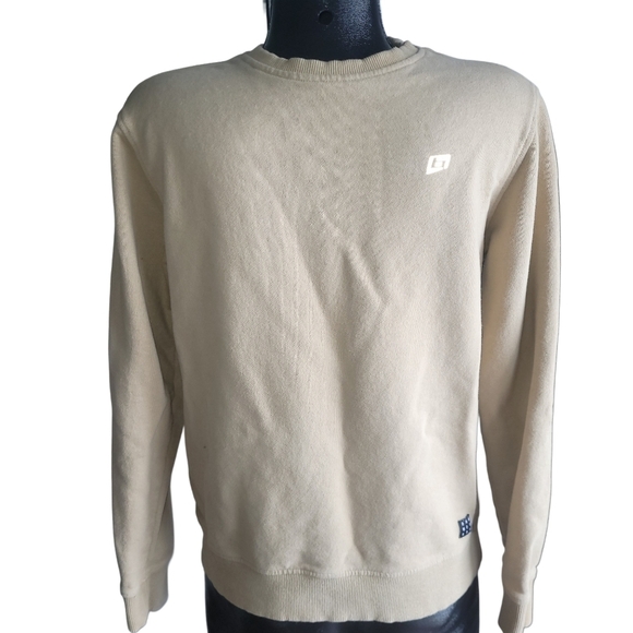 Blend Tan Colored Crew Neck Sweatshirt L - Picture 1 of 5